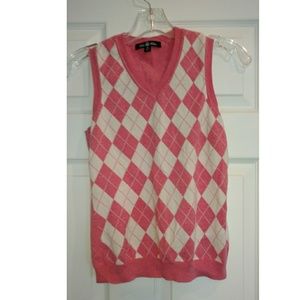 Brooks Brothers women's argyle sweater vest xs